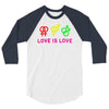 love is love 3/4 Sleeve Shirt