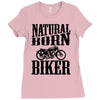 natural born biker Ladies Fitted T-Shirt