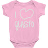 i love glasto (2) Baby Onesie
