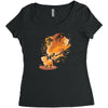 lion evolution Women's Triblend Scoop T-shirt