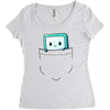 bmo pocket Women's Triblend Scoop T-shirt