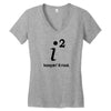 keepin' it real t shirt s m l xl 2xl 3xl funny math calculus pi nerdy Women's V-Neck T-Shirt