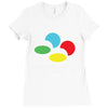 snes super famicom colours Ladies Fitted T-Shirt