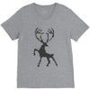 christmas deer V-Neck Tee