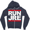 joe rogan run jre Zipper Hoodie