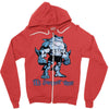 muscle shark its summer time Zipper Hoodie