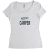 happy camper Women's Triblend Scoop T-shirt