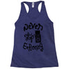 never stop exploring Racerback Tank