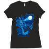 night sky projector Ladies Fitted T-Shirt