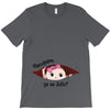 July Peeking Out Baby Girl in Spanish T-Shirt