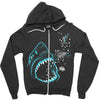 shark attack!!! Zipper Hoodie