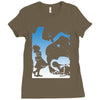 alice&rsquo;s adventures in wonderland Ladies Fitted T-Shirt