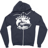 delorean express  funny Zipper Hoodie