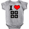 i love code Baby Onesie