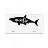 Auntie Shark License Plate