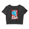 funny vespa chequer board, ideal gift or birthday present Crop Top