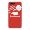 never give up on dreams ladies fitted iPhone 7 Plus Case