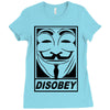 disobey Ladies Fitted T-Shirt