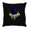 thug skull. Throw Pillow