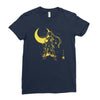 the moon Ladies Fitted T-Shirt