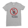 no cell phones Ladies Fitted T-Shirt