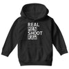 real men shoot raw Youth Hoodie