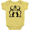 big tough gorilla musculine Baby Onesie
