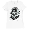 lepre cat Ladies Fitted T-Shirt