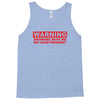 drinking with me pregnancy warning Tank Top