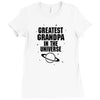 Greatest Grandpa In The Universe Ladies Fitted T-Shirt