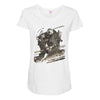 the weight of the world Maternity Scoop Neck T-shirt