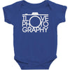 i love photography best trending Baby Bodysuit