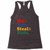 Hit Run Steal  Slide Racerback Tank