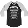 You Might Be A Mechanic If 3/4 Sleeve Shirt