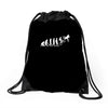 bike evolotions Drawstring Bags