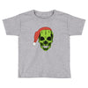 santa clous skeleton Toddler T-shirt