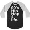 90's hip hop music 3/4 Sleeve Shirt
