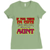 i'm cute see my ount Ladies Fitted T-Shirt