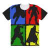 4 Super Hero All Over Women's T-shirt