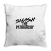 smash the patriarchy Throw Pillow