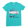 Just Play It Fortnite Ladies Fitted T-Shirt