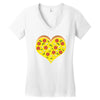 pizza lover Women's V-Neck T-Shirt