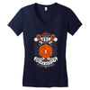 Natural 1   Orc Orange Edition Women's V-Neck T-Shirt