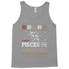 santa pisces christmas ugly t shirts Tank Top