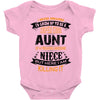 Super Cool Aunt Of A Freaking Awesome Niece Baby Onesie