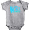 save a wave ride a surfer Baby Onesie