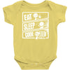v3 eat sleep code Baby Onesie