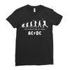 The Evolution of Rock Ladies Fitted T-Shirt