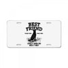 Best Friend German Shepherd License Plate