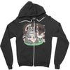 forest friends Zipper Hoodie